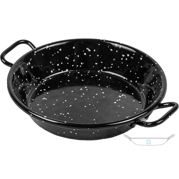 Jern emaljert Paella Pan Jern emaljert Paella Pan